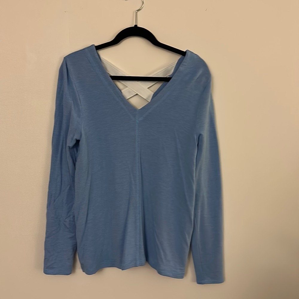 Long sleeve blue never worn Lilly Pulitzer shirt